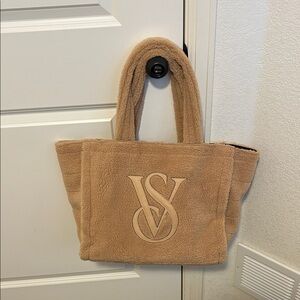 Victoria’s Secret Fuzzy Tan Colored Arm/Shoulder Bag